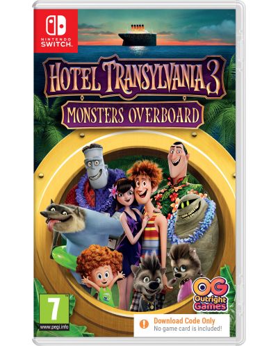Hotel Transylvania 3: Monsters Overboard - Код в кутия (Nintendo Switch) - 1