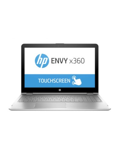 HP Envy x360 15-aq101nn Natural Silver, Core i7-7500U(2.7Ghz/4MB), 15.6" FHD UWVA BV Touch + WebCam, 8GB DDR4 2DIMM, 1TB HDD 7200rpm, no Optic, WiFi a/c + BT, Backlit Kbd, 4C Batt, Win 10 64 bit - 3