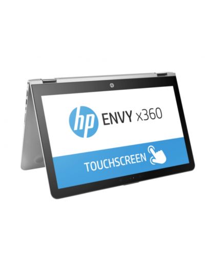 HP Envy x360 15-aq101nn Natural Silver, Core i7-7500U(2.7Ghz/4MB), 15.6" FHD UWVA BV Touch + WebCam, 8GB DDR4 2DIMM, 1TB HDD 7200rpm, no Optic, WiFi a/c + BT, Backlit Kbd, 4C Batt, Win 10 64 bit - 6