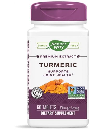 Turmeric, 500 mg, 60 таблетки, Nature's Way - 1