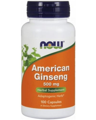 American Ginseng, 500 mg, 100 капсули, Now - 1