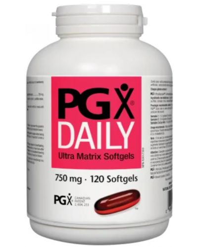 PGX Daily Ultra Matrix, 750 mg, 120 софтгел капсули, Natural Factors - 1