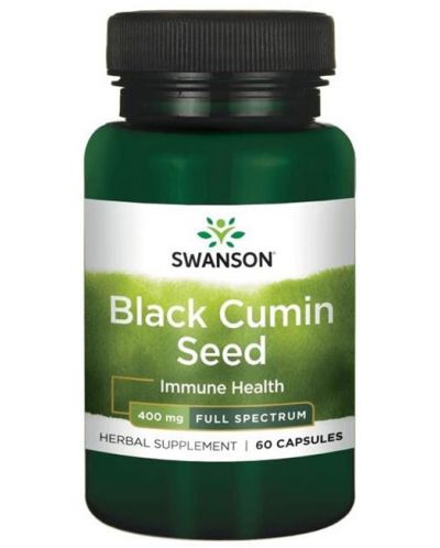 Black Cumin Seed, 400 mg, 60 капсули, Swanson - 1