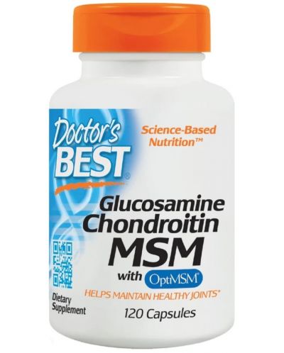 Glucosamine Chondroitin MSM, 120 капсули, Doctor's Best - 1