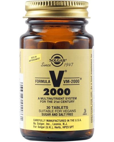 Formula VM-2000, 30 таблетки, Solgar - 1