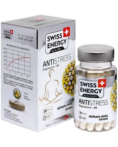 Antistress, 30 капсули, Swiss Energy - 2
