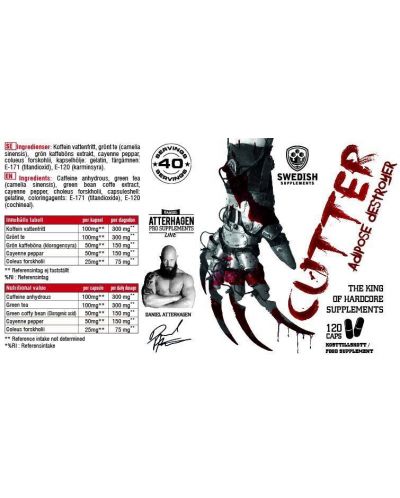 The Cutter, 120 капсули, Swedish Supplements - 2