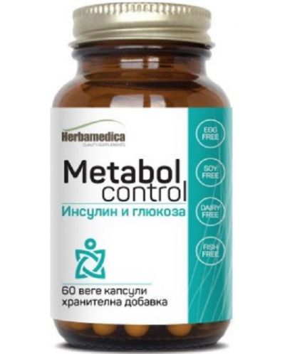 Metabol Control, 60 веге капсули, Herbamedica - 1