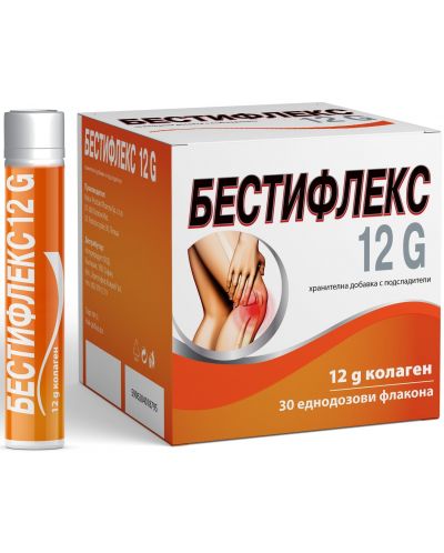 Bestiflex, 12 g колаген, 30 флакона х 25 ml - 1