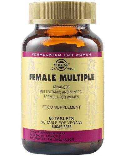 Female Multiple, 60 таблетки, Solgar - 1