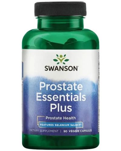 Prostate Essentials Plus, 90 растителни капсули, Swanson - 1
