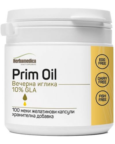 Prim Oil, 100 капсули, Herbamedica - 1