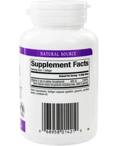 Mixed Vitamin E, 400 IU, 90 софтгел капсули, Natural Factors - 2