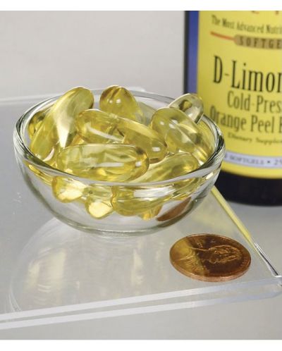D-Limonene, 250 mg, 60 меки капсули, Swanson - 3