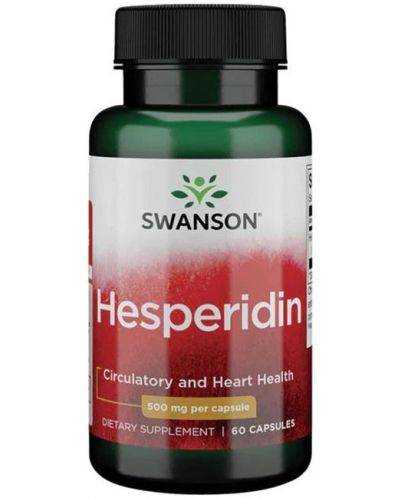 Hesperidin, 500 mg, 60 капсули, Swanson - 1
