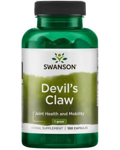 Devils Claw, 1 g, 100 капсули, Swanson - 1