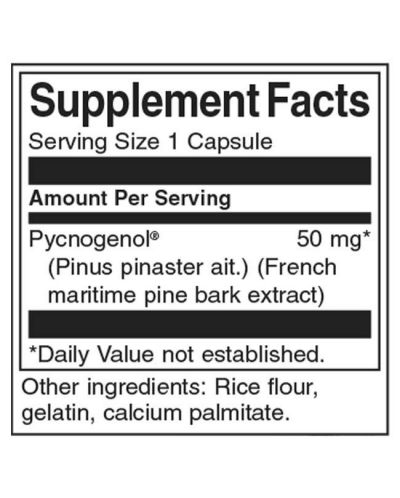 Pycnogenol, 50 mg, 50 капсули, Swanson - 2