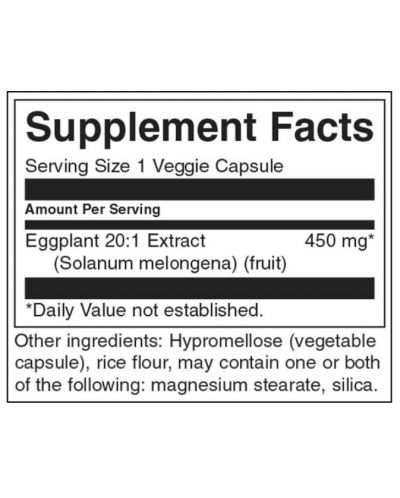 Eggplant Extract, 450 mg, 30 капсули, Swanson - 2