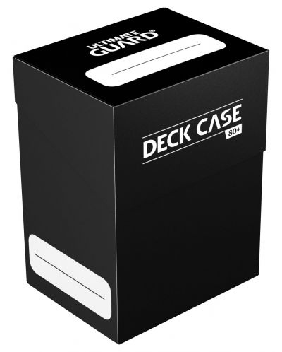 Кутия за карти Ultimate Guard Deck Case 80+ Standard Size Black - 1