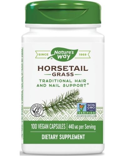 Horsetail Grass, 440 mg, 100 капсули, Nature's Way - 1