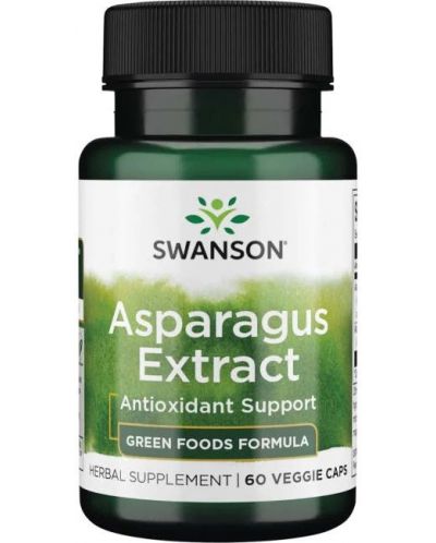 Asparagus Extract, 60 капсули, Swanson - 1