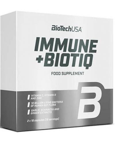 Immune + Biotiq, 36 капсули, BioTech USA - 1