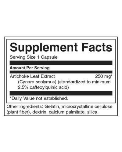 Artichoke Extract, 250 mg, 60 капсули, Swanson - 2