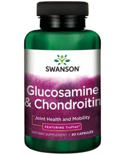 Glucosamine & Chondroitin, 90 капсули, Swanson - 1