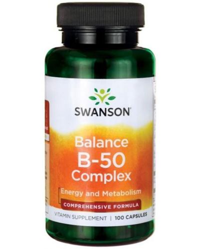 Balance B-50 Complex, 100 капсули, Swanson - 1
