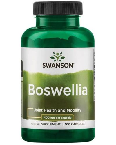Boswellia, 400 mg, 100 капсули, Swanson - 1