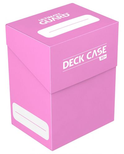 Кутия за карти Ultimate Guard Deck Case 80+ Standard Size Pink - 1