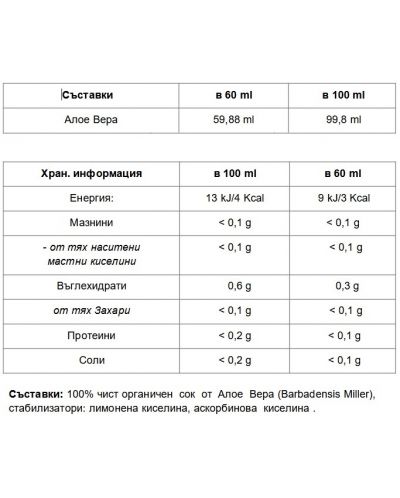 Aloe Vera, 100%, 330 ml, Abo Pharma - 2