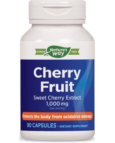 Cherry Fruit, 500 mg, 90 капсули, Nature's Way - 1