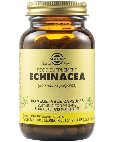 Echinacea, 100 растителни капсули, Solgar - 1