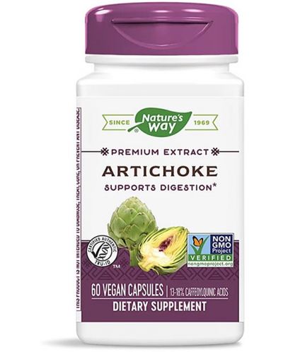 Artichoke, 450 mg, 60 капсули, Nature’s Way - 1