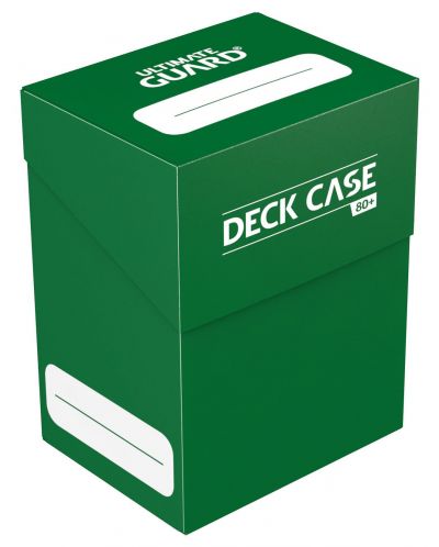 Кутия за карти Ultimate Guard Deck Case 80+ Standard Size Green - 1