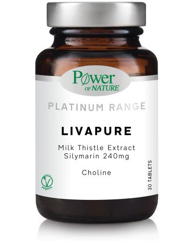 Platinum Range Livapure, 30 таблетки, Power of Nature - 1