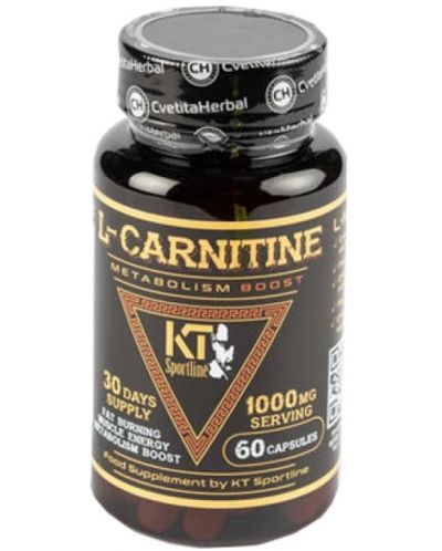 L-Carnitine, 60 капсули, KT Sportline - 1