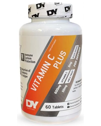 Vitamin C Plus, 60 таблетки, Dorian Yates Nutrition - 1