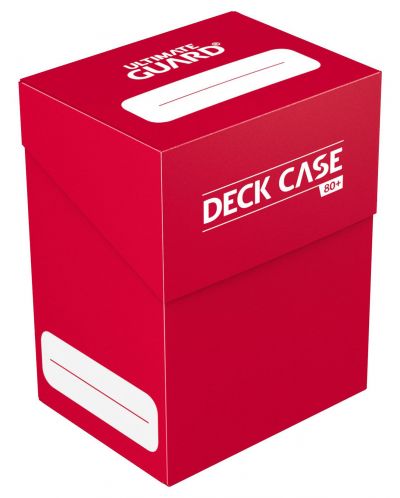 Кутия за карти Ultimate Guard Deck Case 80+ Standard Size Red - 1