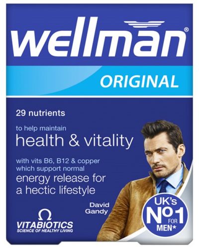 Wellman Original, 30 таблетки, Vitabiotics - 1