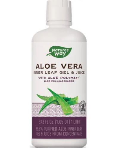 Aloe Vera, Inner Leaf Gel & Juice, 1 l, Nature's Way - 1