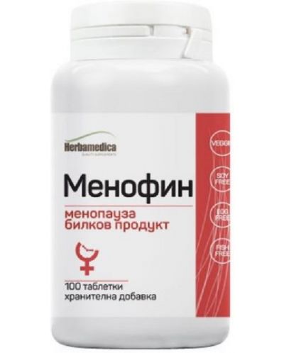 Menofin, 100 таблетки, Herbamedica - 1
