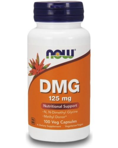DMG, 125 mg, 100 капсули, Now - 1