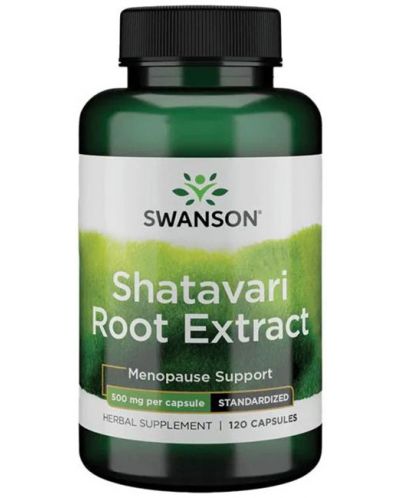 Shatavari Root Extract, 500 mg, 120 капсули, Swanson - 1