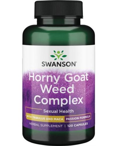 Horny Goat Weed Complex, 120 капсули, Swanson - 1
