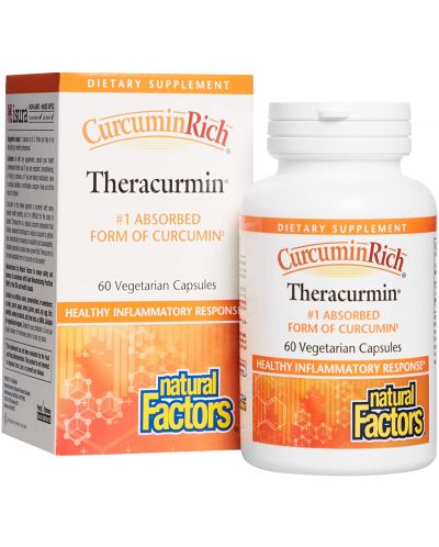 CurcuminRich Theracurmin, 30 mg, 60 капсули, Natural Factors - 1