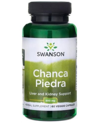 Chanca Piedra, 500 mg, 60 капсули, Swanson - 1