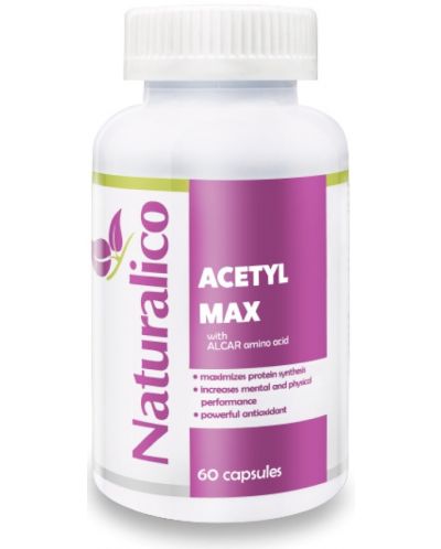 Acetyl Max, 60 капсули, Naturalico - 1