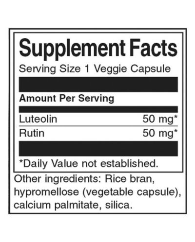 Luteolin Complex, 100 mg, 30 капсули, Swanson - 2